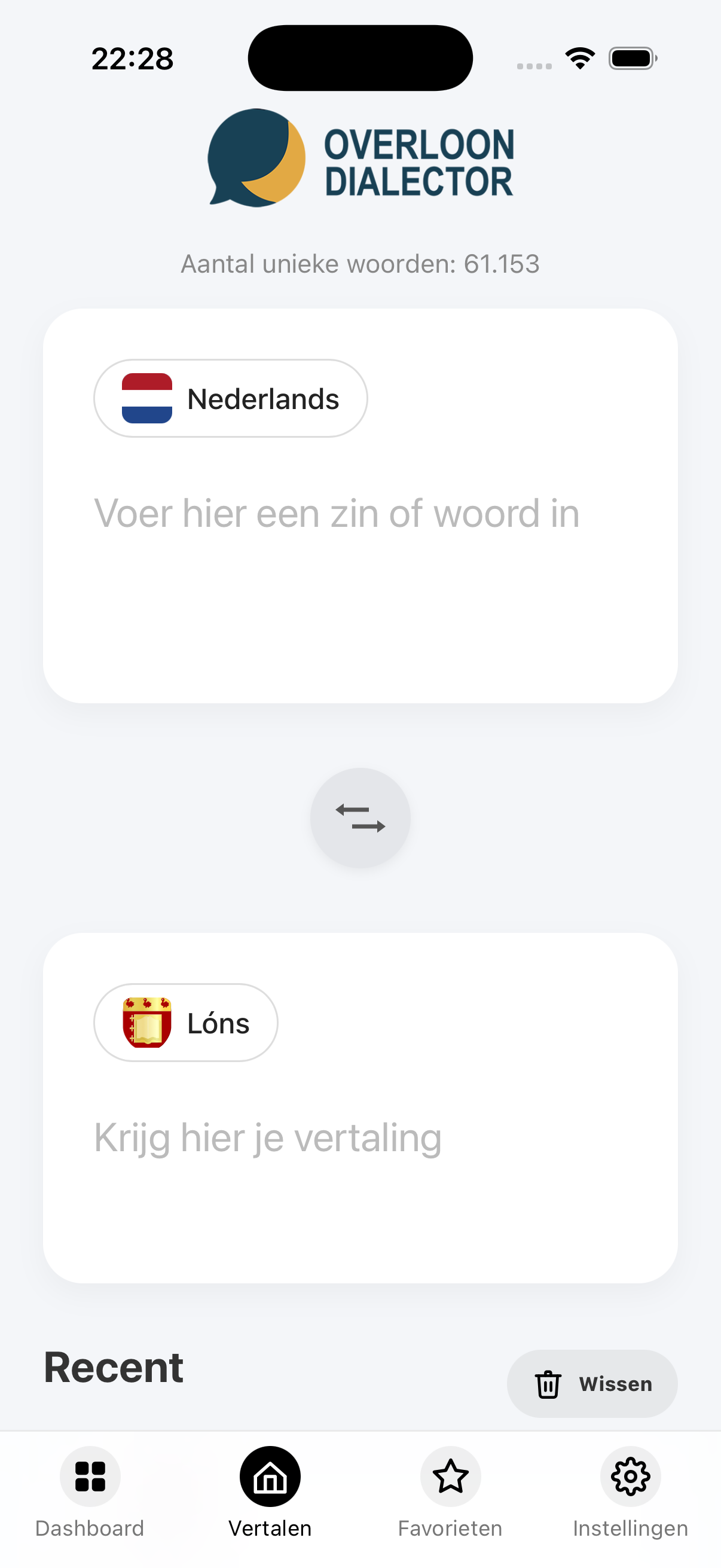 Overloon Dialector app preview